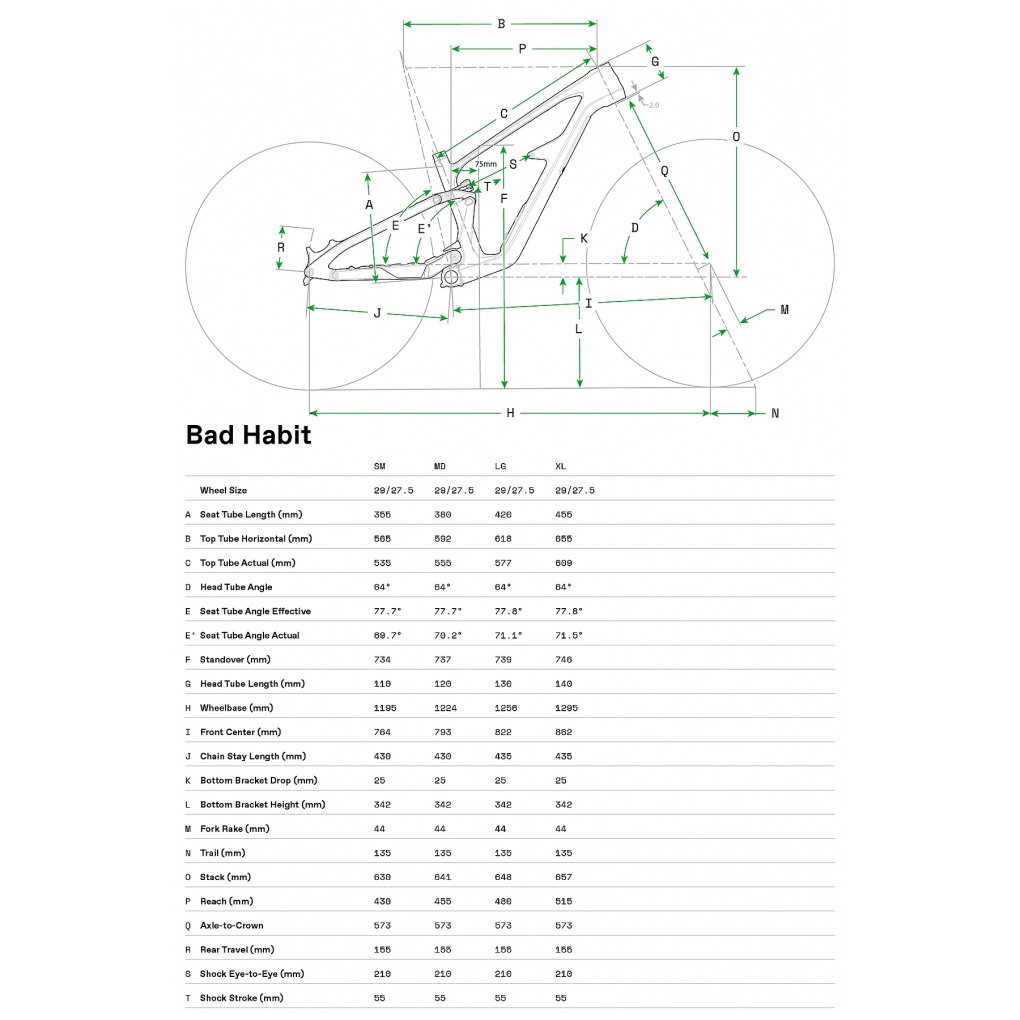 Cannondale BAD HABIT 1 - Carbon Mountainbike - 2026 - raw