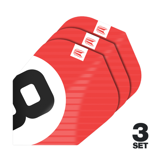 Target Pro Ultra Chicane Red No6 Flights - 3 Sets