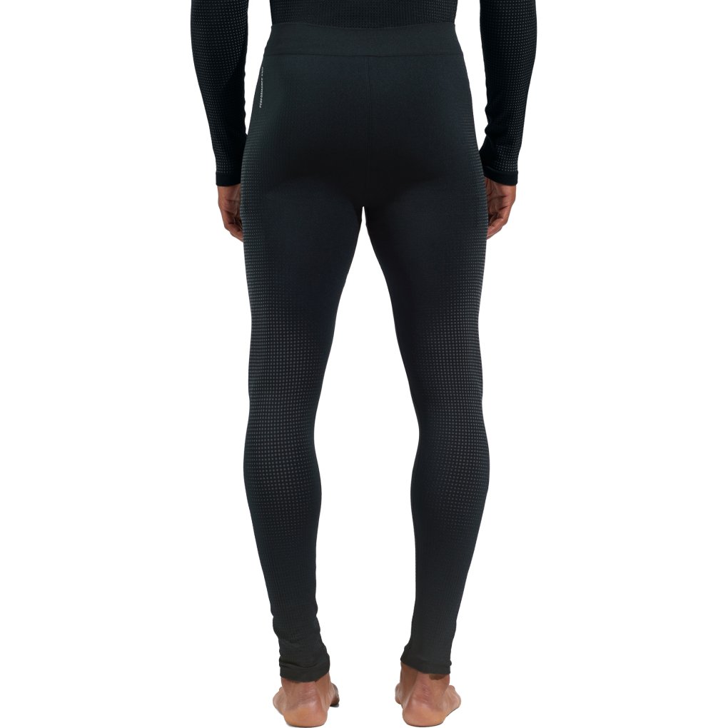Odlo Performance Warm Base Layer Bottoms Men - black - new odlo graphite grey