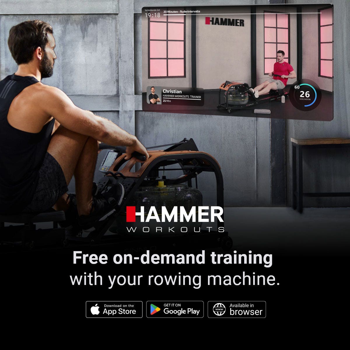 Rowing Machine  Cobra XTR Plus