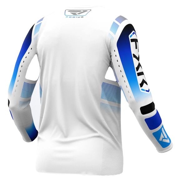 FXR PODIUM MX 25 2025 cross jersey - White / BlueRef: FXR0835