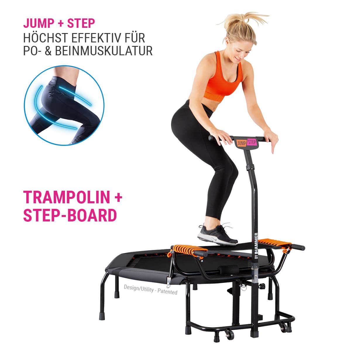 Fitness trampoline JumpStep
