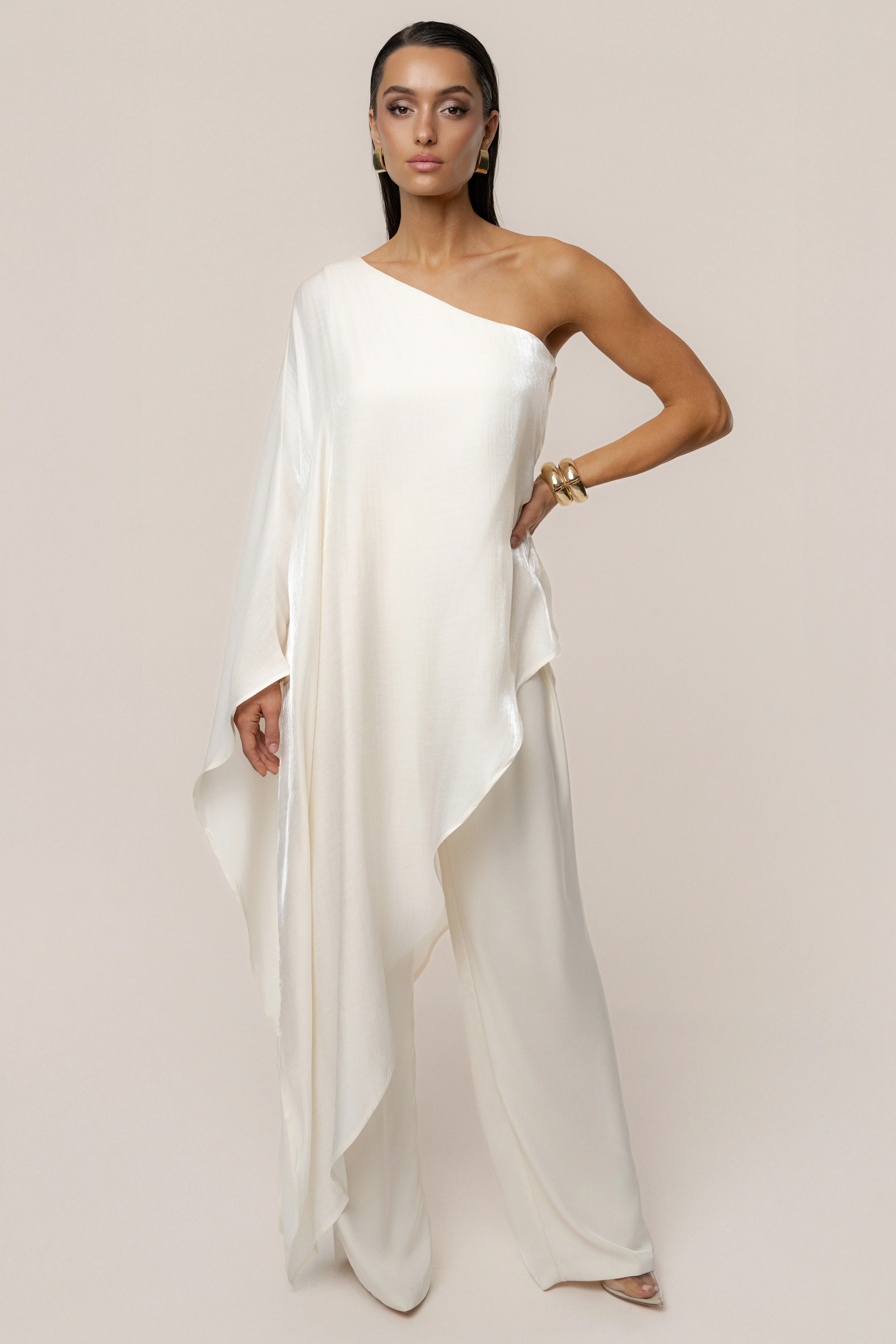 Champagne Cher Iridescent Top