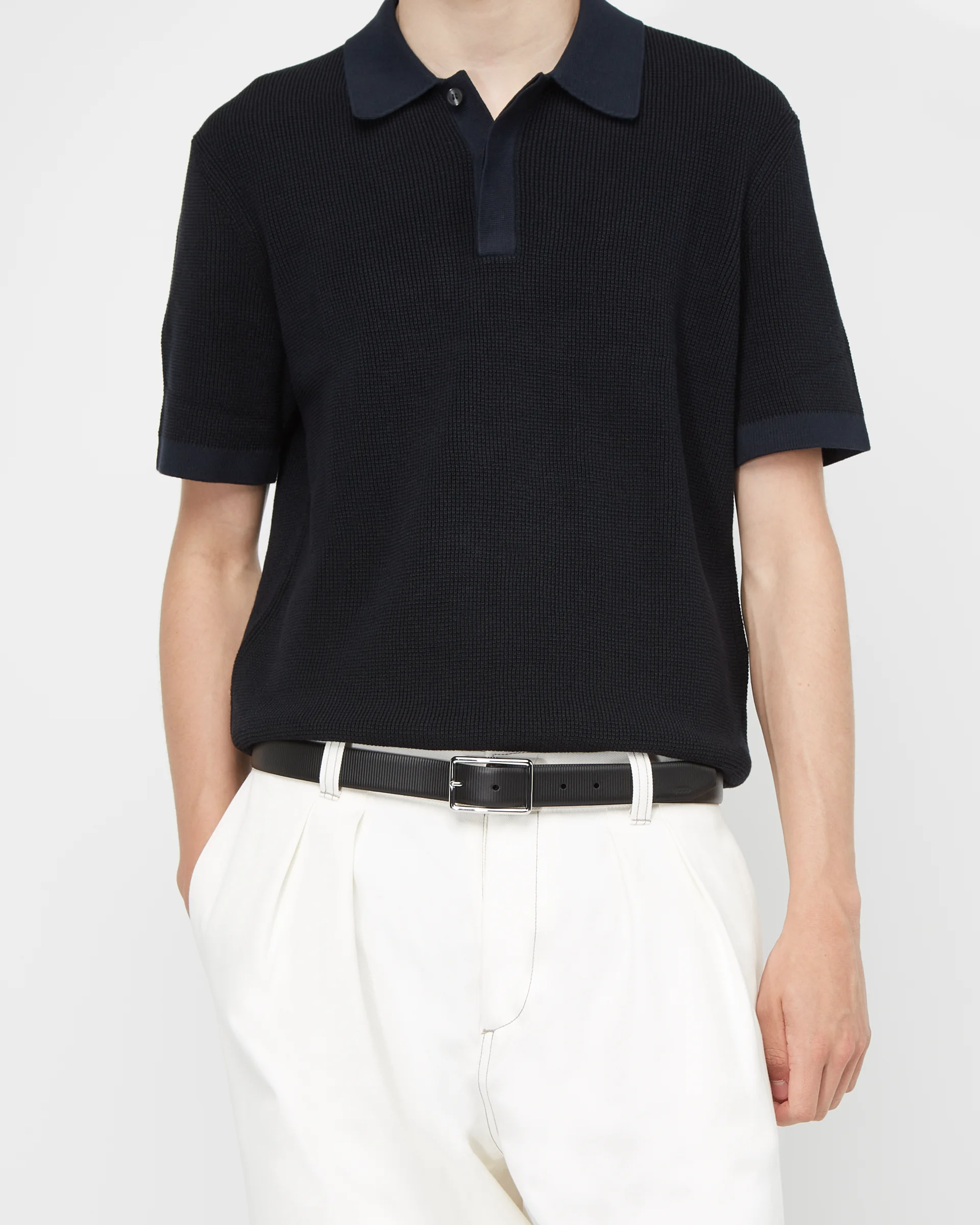 ECCO Belts Herren Ledergürtel Schwarz