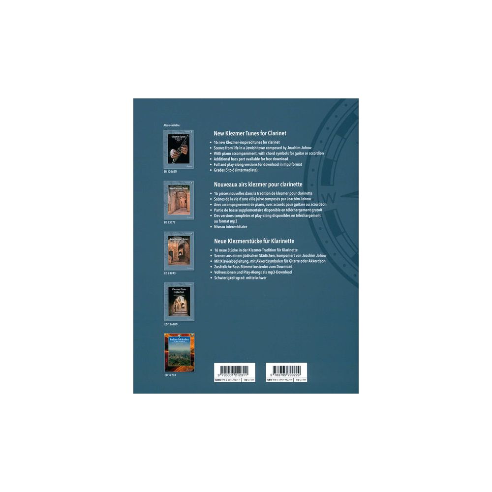Schott New Klezmer Tunes For Clarinet – Thomann Ireland