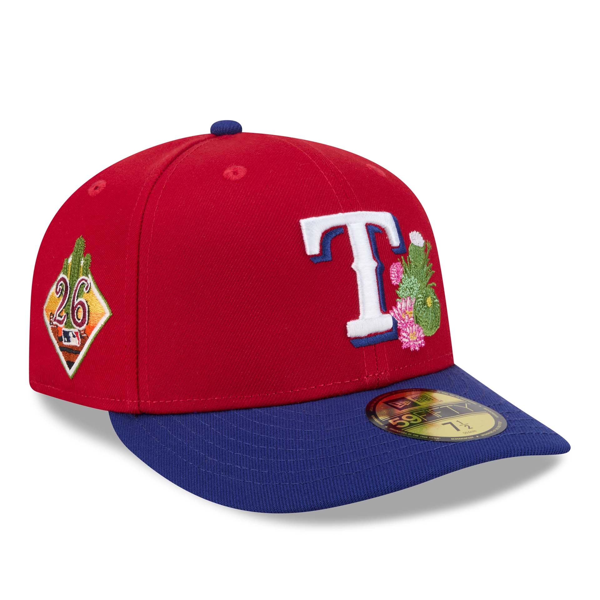 Texas Rangers 2026 MLB Authentic Spring Training 59FIFTY Pre-Curved Cap Red