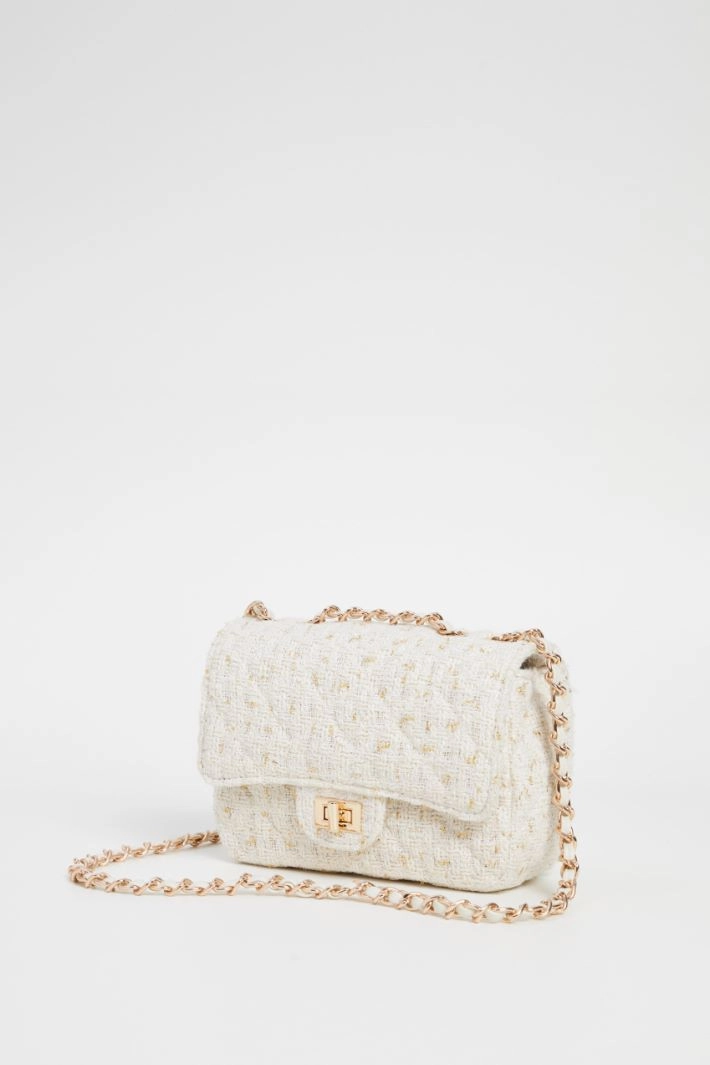 Tweed bag - CREAM