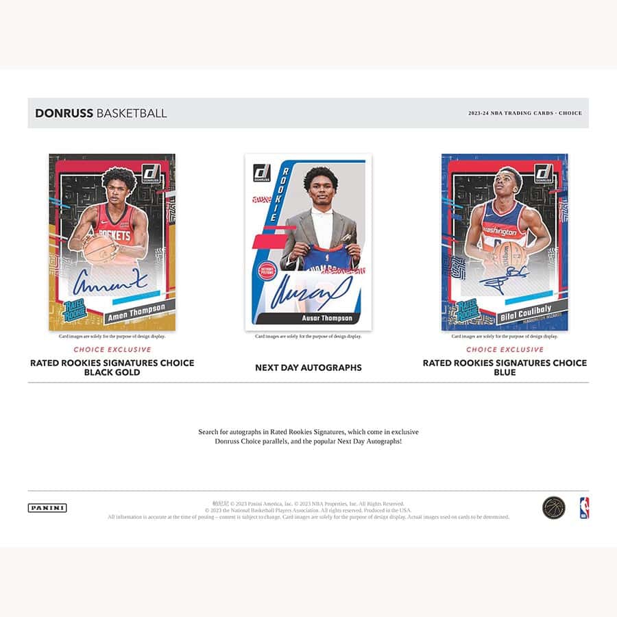 2023/24 Panini Donruss Basketball NBA Choice Box