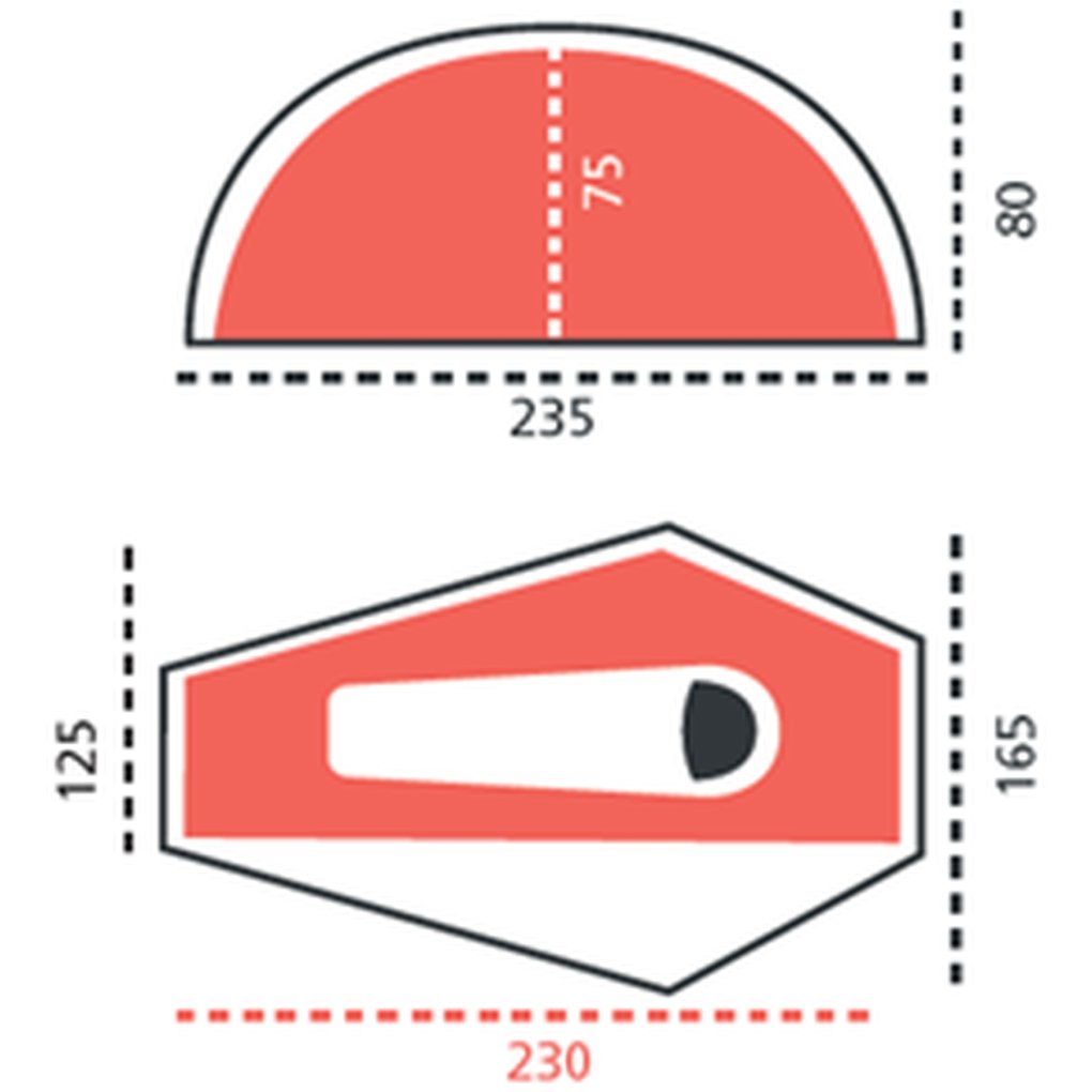 GRAND CANYON Apex 1 Tent - Capulet Olive