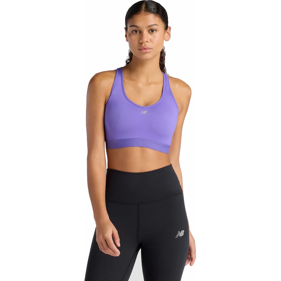 New Balance Essential Run Bra Women - Electric Purple