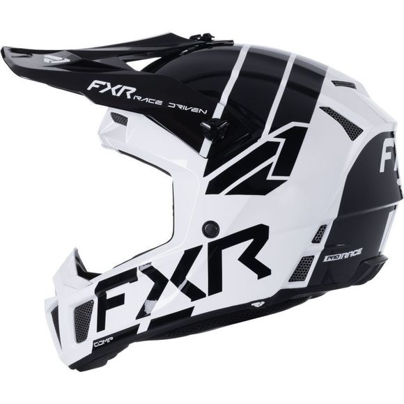 Casque cross FXR CLUTCH ENFANT 2026 - Blanc / NoirRef : FXR1767