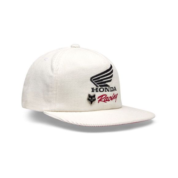 Fox HONDA ADJUSTABLE Cap - White/BlackRef: Fx5253 / 33390-008-Os
