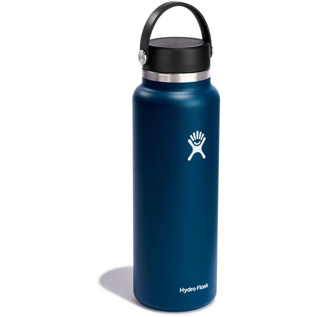 Hydro Flask 40oz Wide Mouth Insulated Bottle + Flex Cap - 1182ml - Indigo