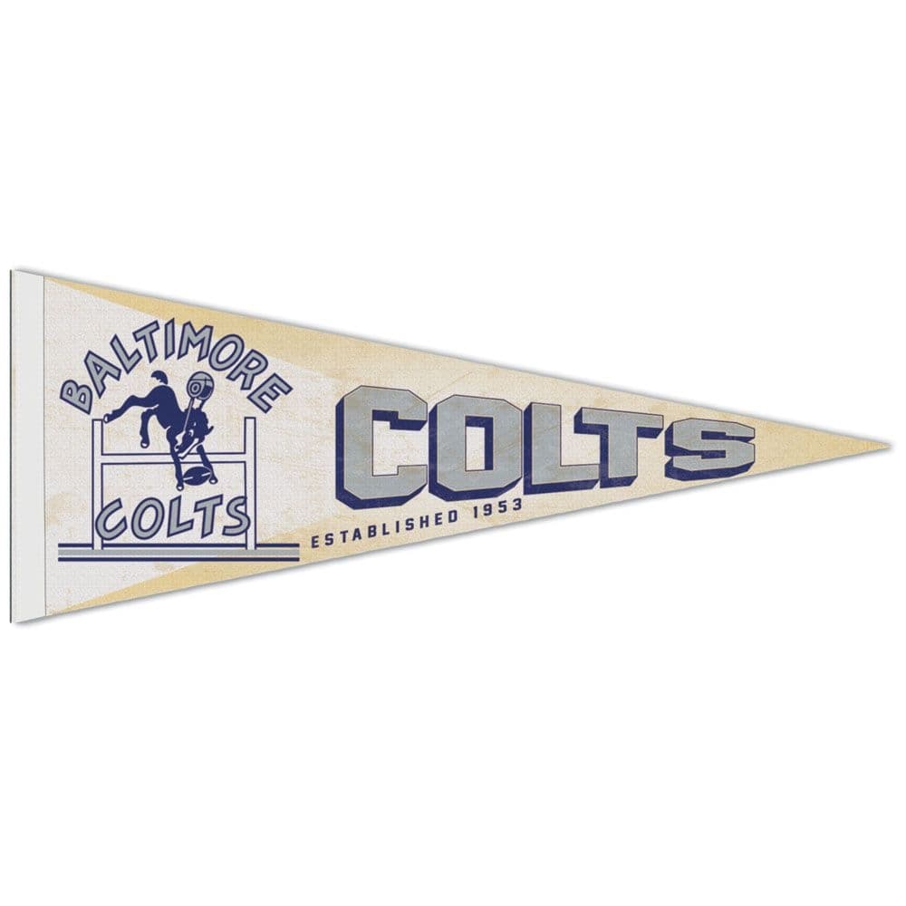 Baltimore Colts Premium Throwback NFL Pennant
