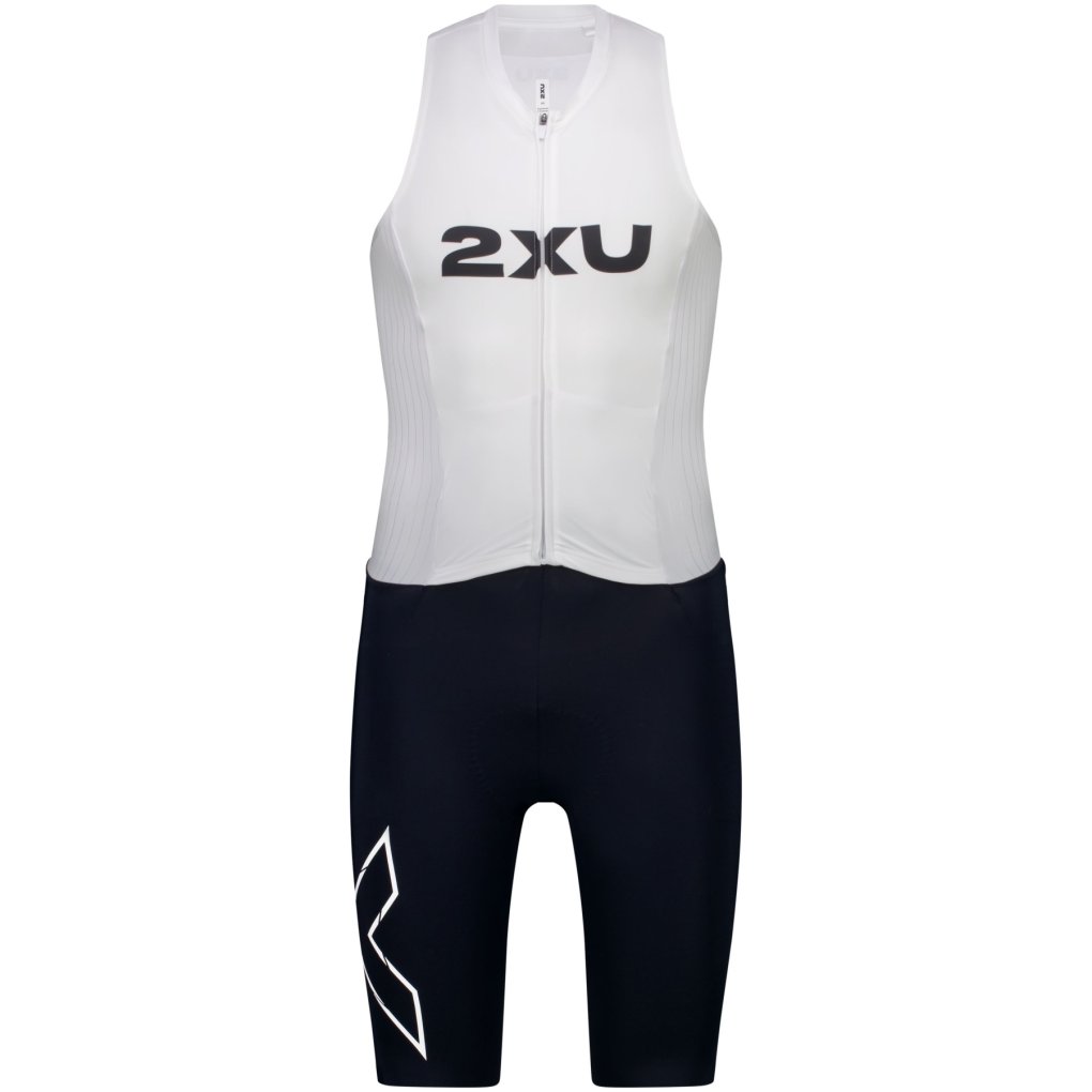 2XU Light Speed React Sleeveless Trisuit Men - black/white