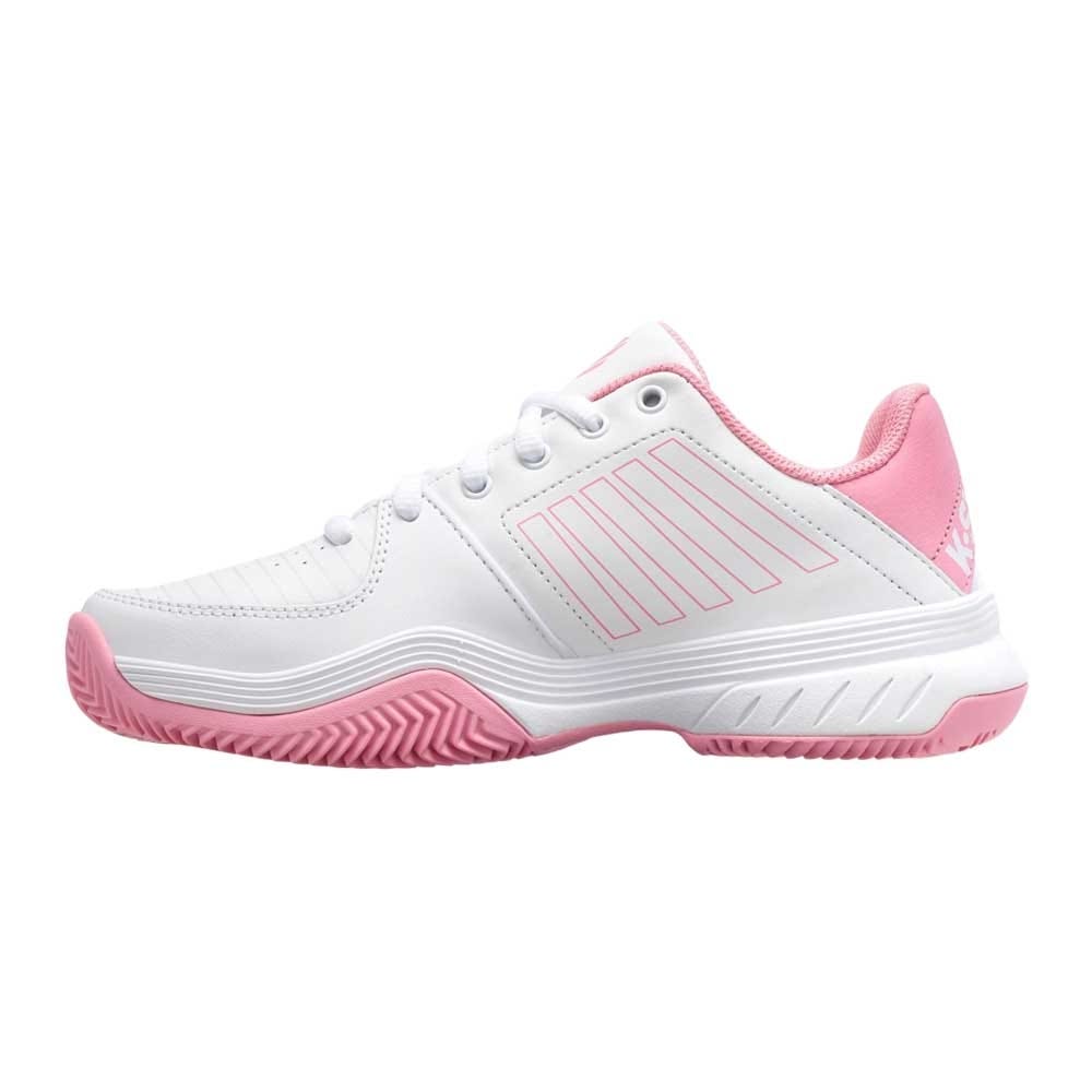 WOMEN’S WHITE AND PINK K-SWISS COURT EXPRESS HB 96750959 SHOES