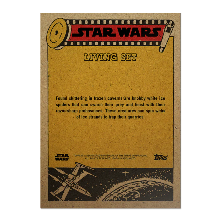 Topps UK - SW Living Set Card #444 - Ice Spider
