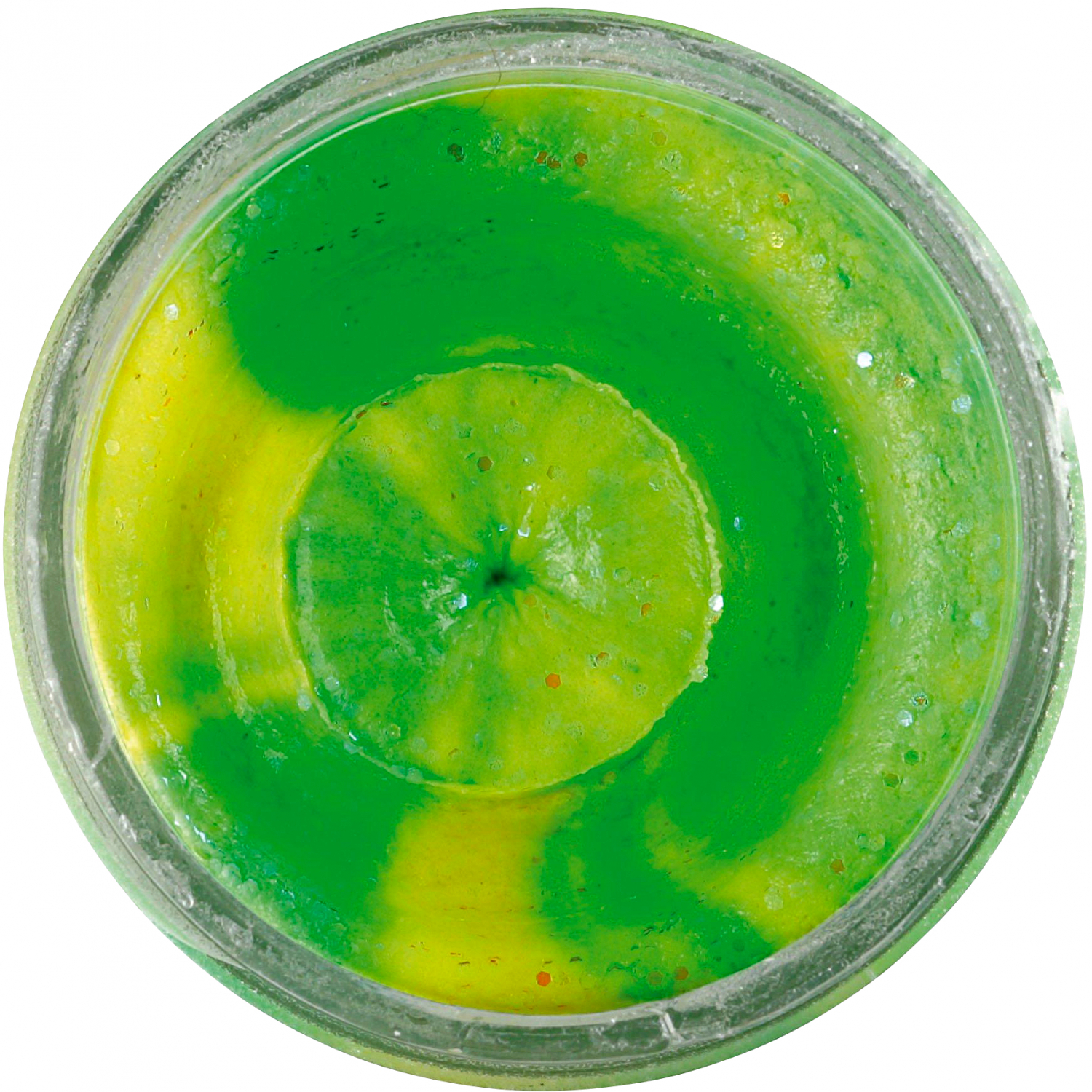 Berkley PowerBait® Glitter Trout Dough (Fluo Green\/Yellow Glitter)