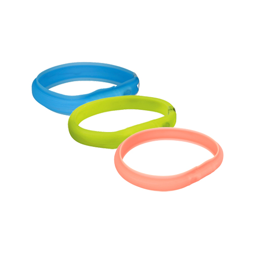 Trixie Glowing USB Collar - M/L - Blue - 50 cm/ 30 mm