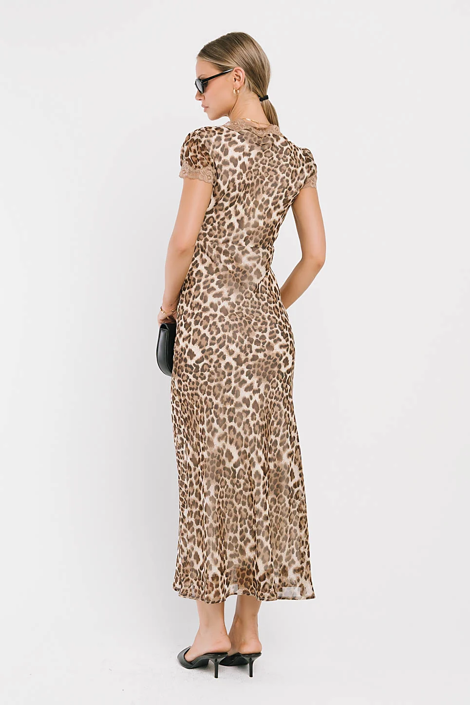 Tatiana Leopard Midi Dress