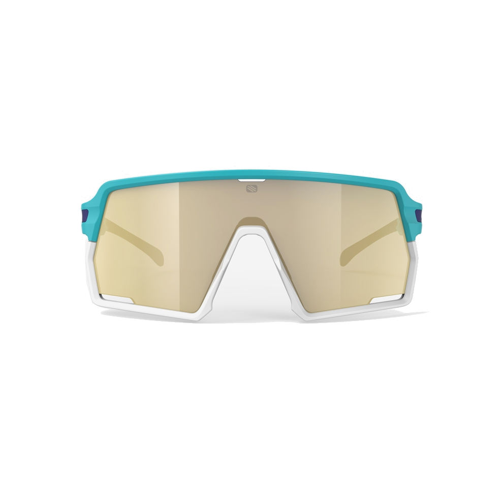 Rudy Project Kelion Glasses - Team Bahrain Victorious 2025 - Emerald Matte - RP Optics Multilaser Gold