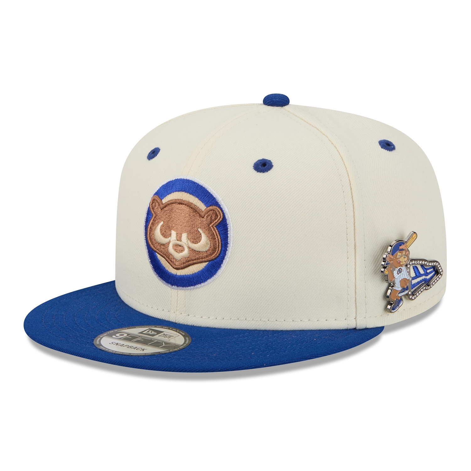 Chicago Cubs Mascot Pin 9FIFTY Snapback Cap
