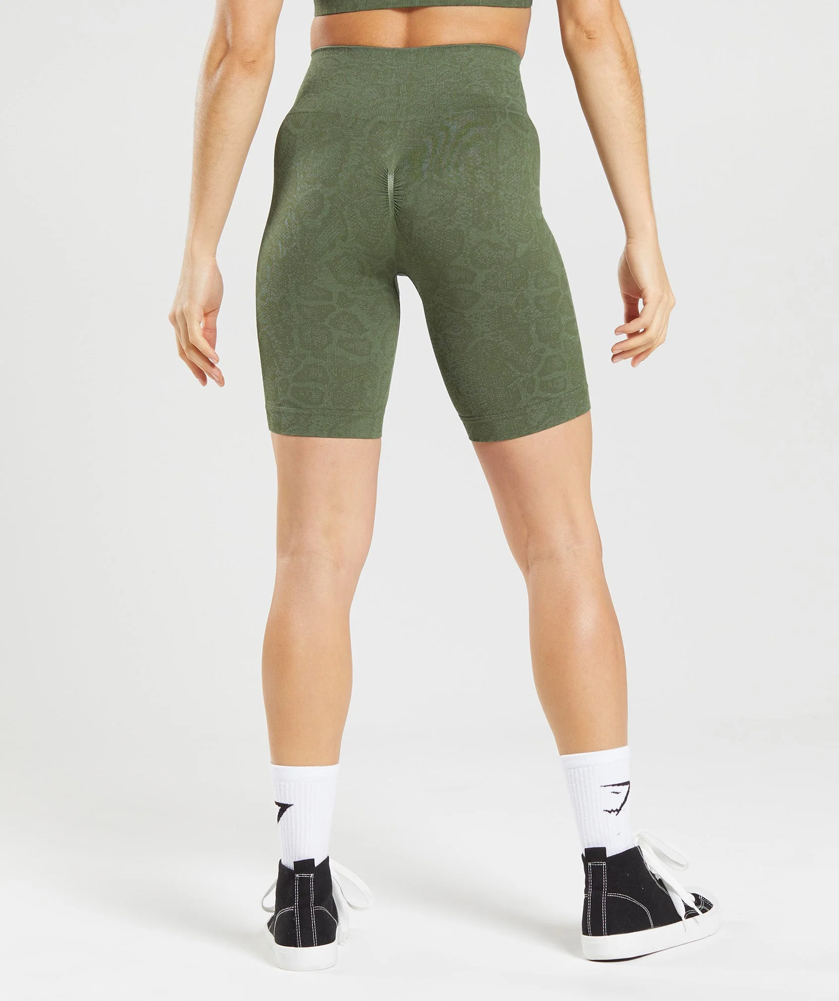 Adapt Animal Seamless Cycling Shorts Willow Green/Core Olive