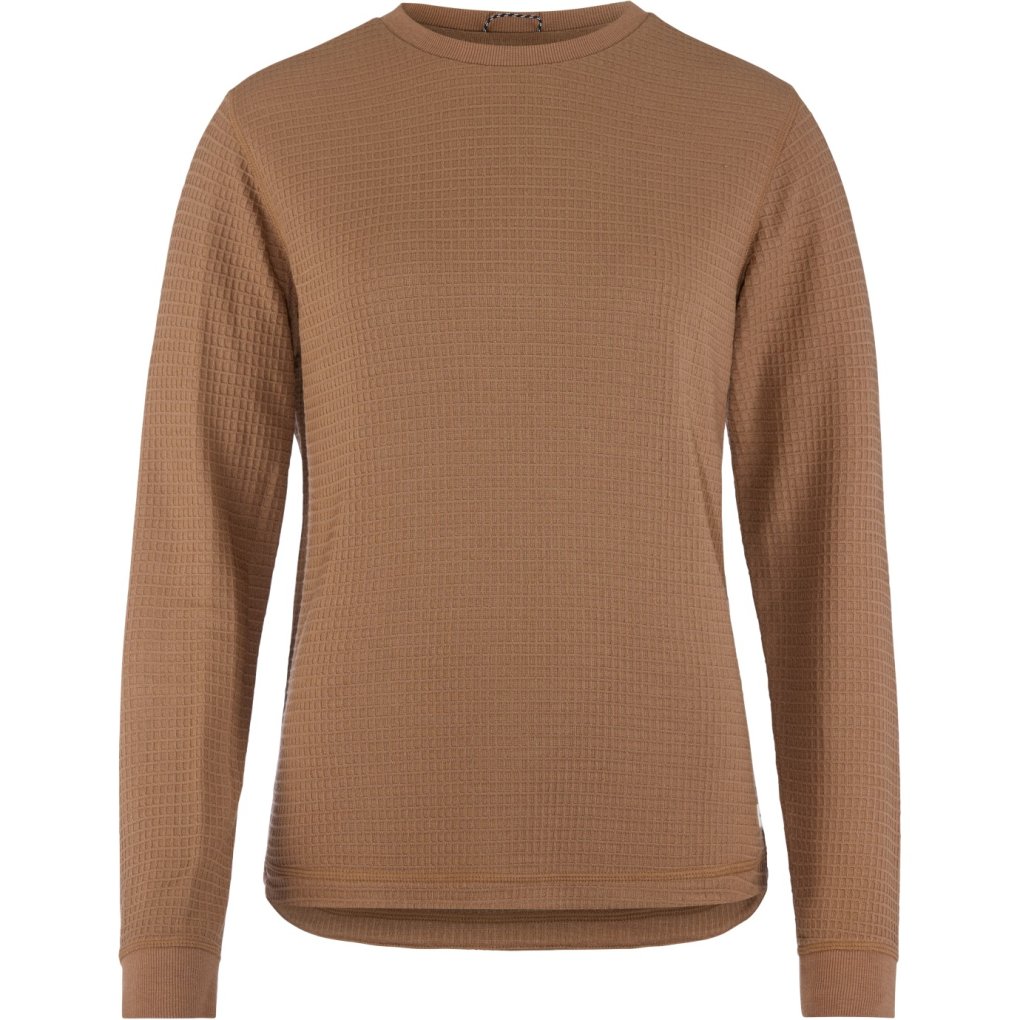 CRAFT Wool Waffle Longsleeve Shirt Women - Clove
