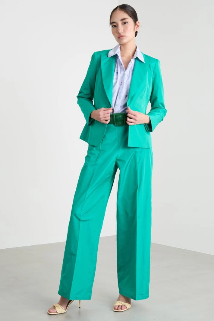 Taffeta blazer - GREEN