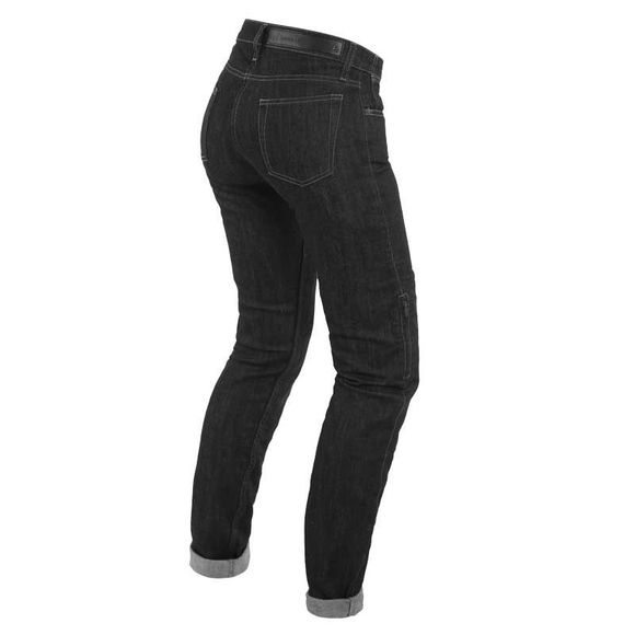 Jean Moto Dainese DENIM LADY - Slim - NoirRef : DN1757-C757