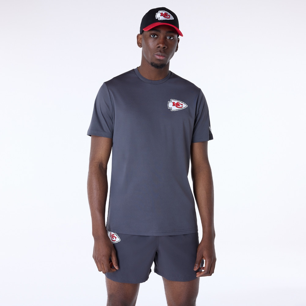 Kansas City Chiefs New Era Performance T-Shirt Dark Gray