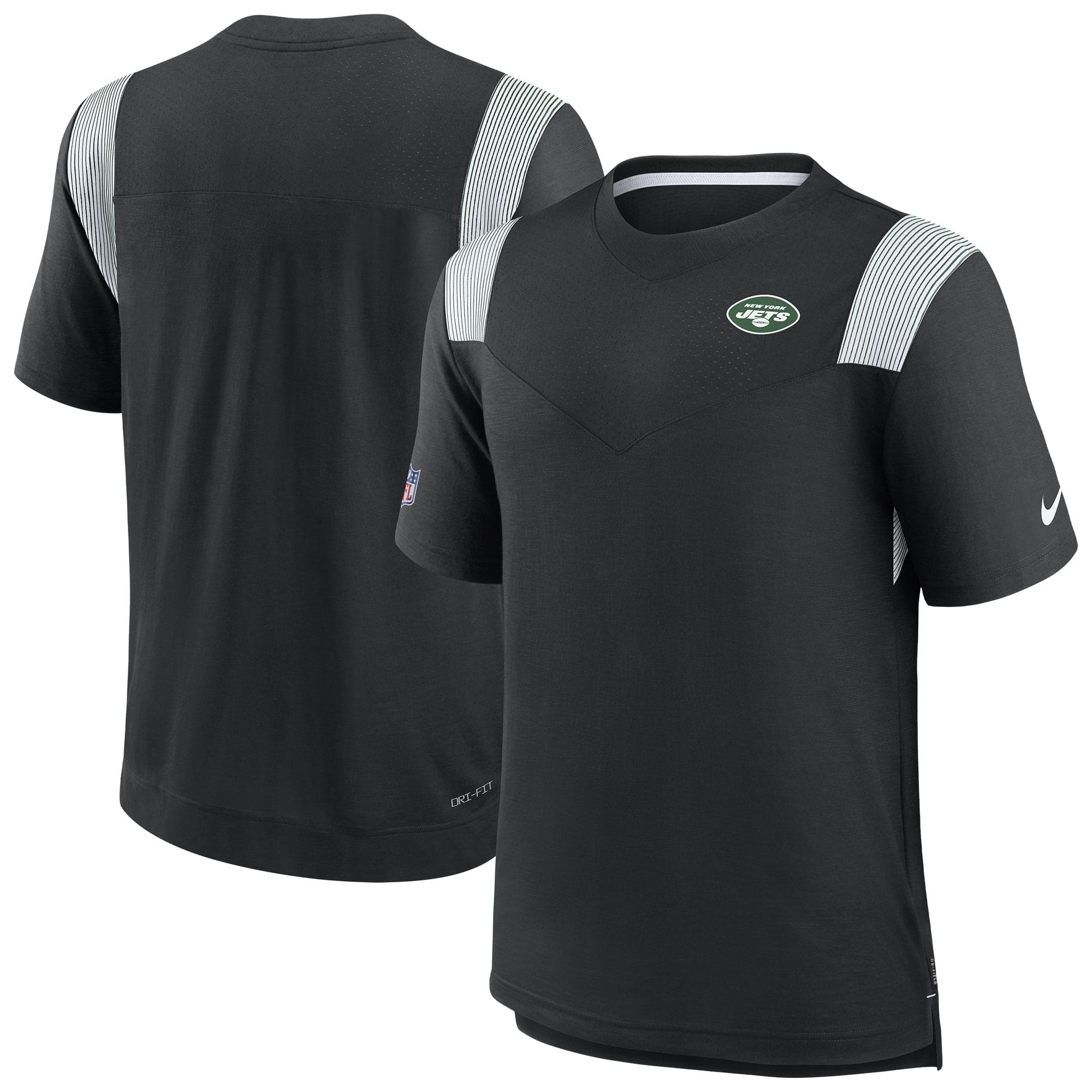 New York Jets 2022 NFL Sideline Nike Performance Player Top Black
