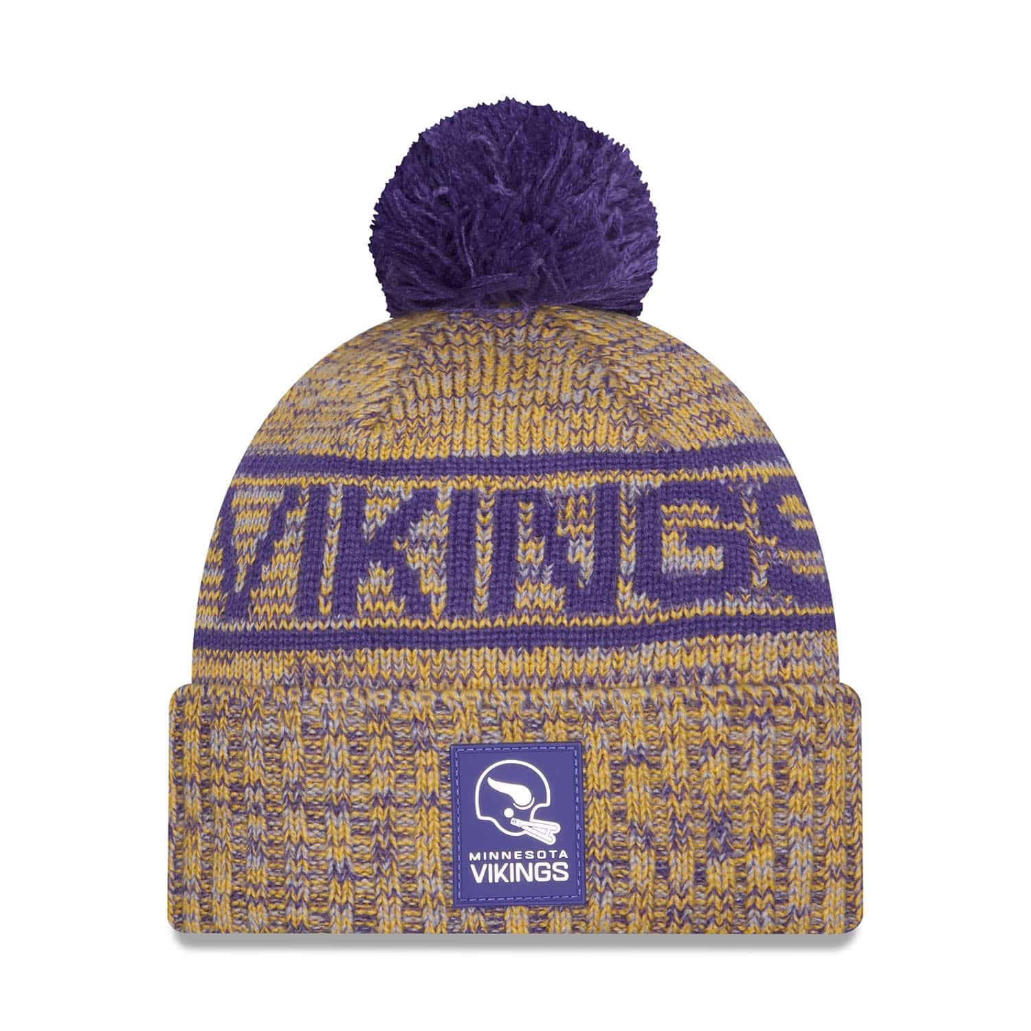 Minnesota Vikings Throwback 2025 NFL Sideline Sport Knit Hat