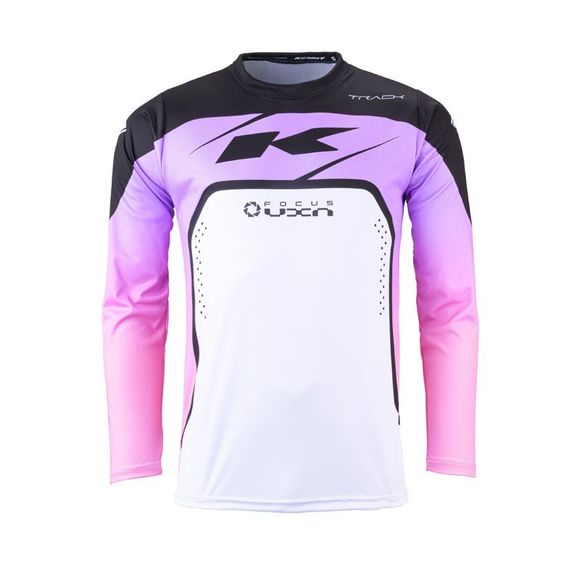 Maillot cross Kenny TRACK - FOCUS 2024 - Blanc / RoseRef : KE1834-C53697