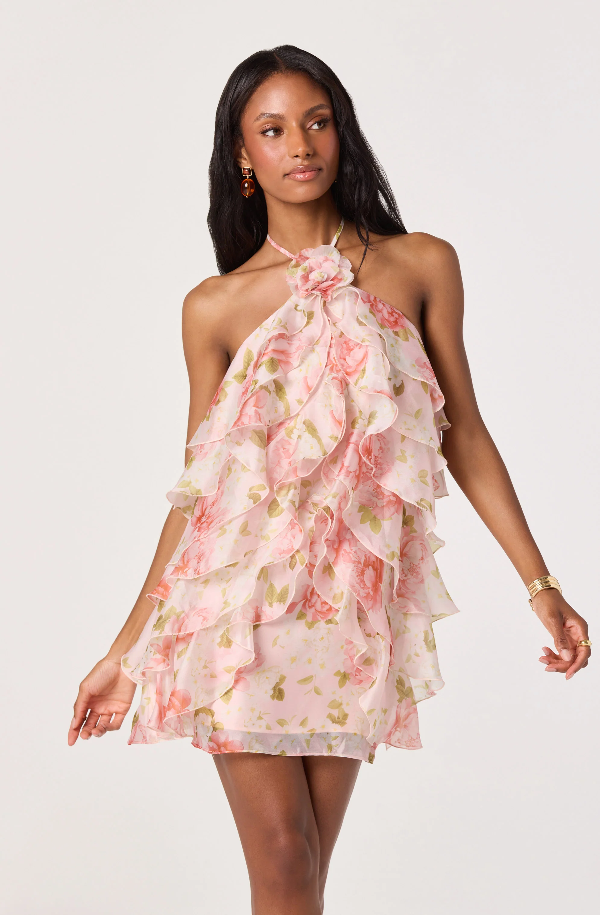 Ofra Ruffle Mini Dress