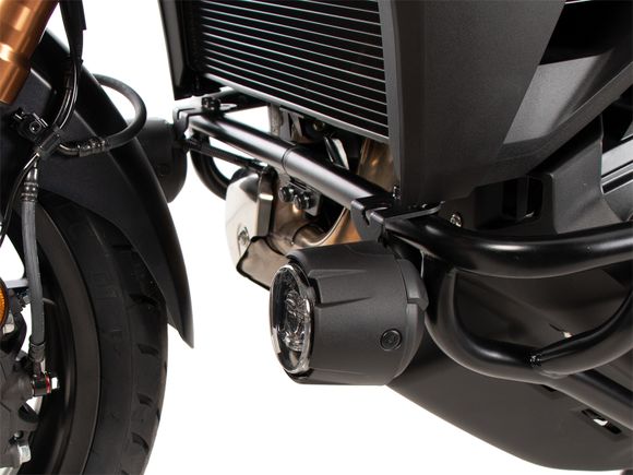 Pare-carter Hepco & Becker Kit d'adaptation pour montage feux origine sur les crash bar - noirRef : HBE04717A / 42269551 00 01