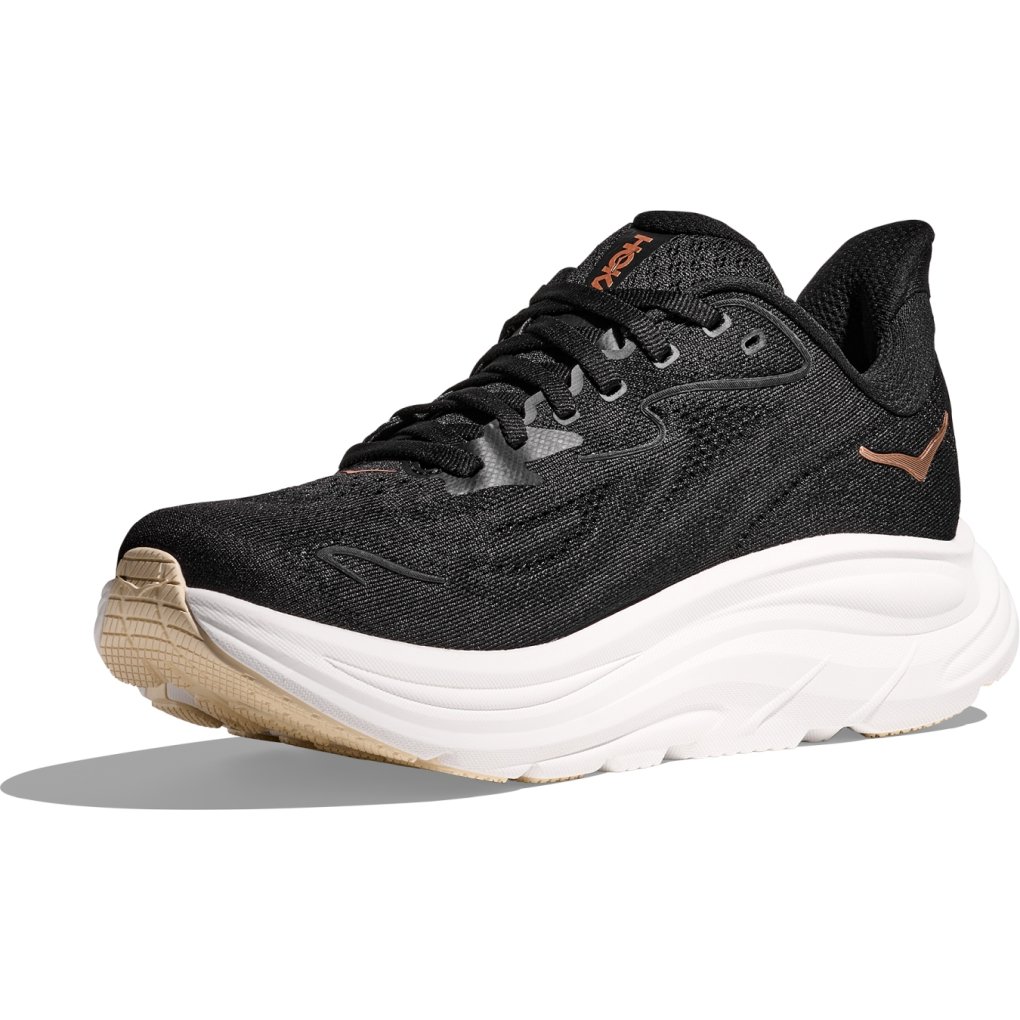 Hoka Clifton 10 Running Shoes Women - black / rose gold