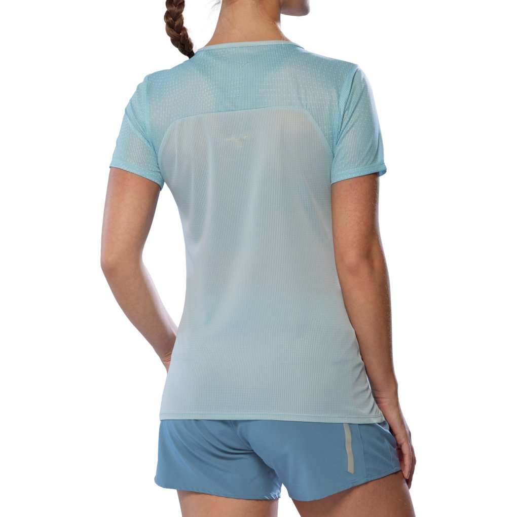 Mizuno DryAeroFlow Graphic T-Shirt Women - Cloud Blue