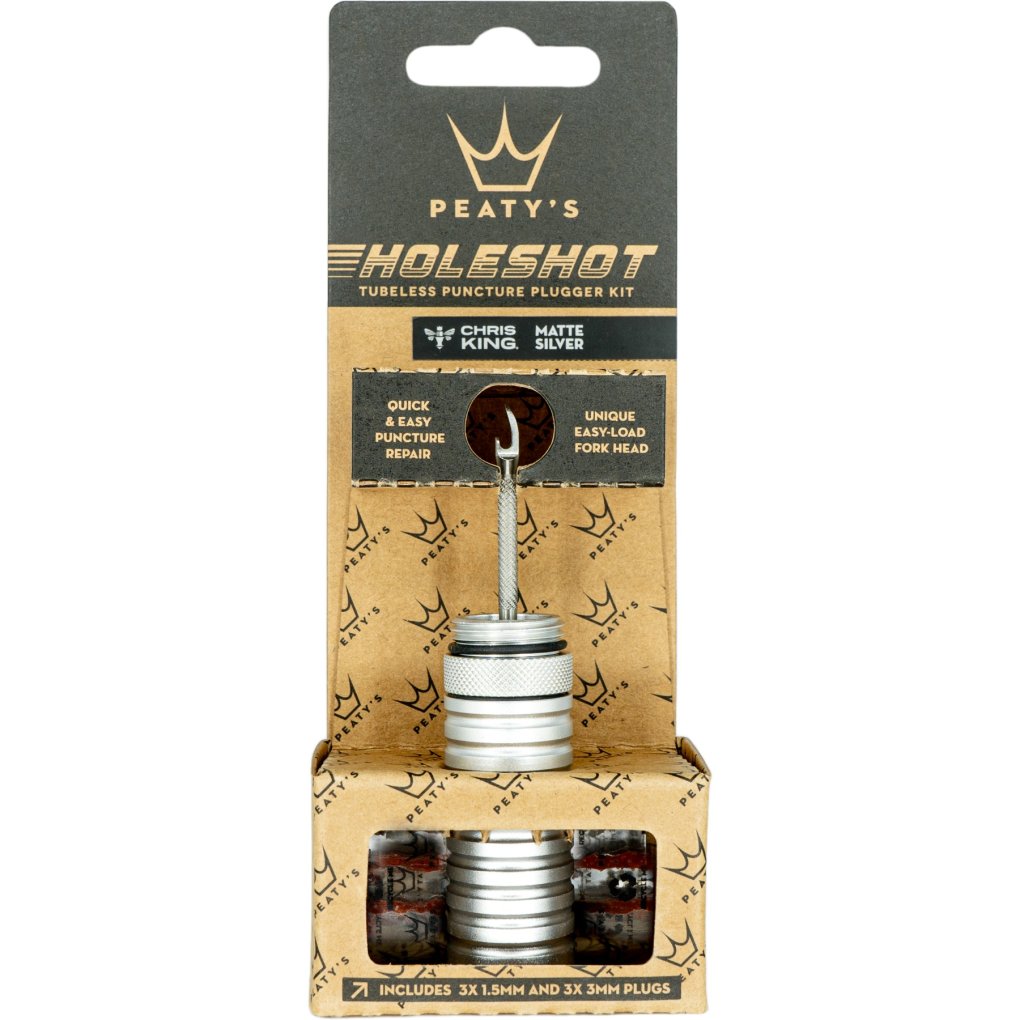 Peaty's Holeshot Tubeless Puncture Plugger Kit - Silver