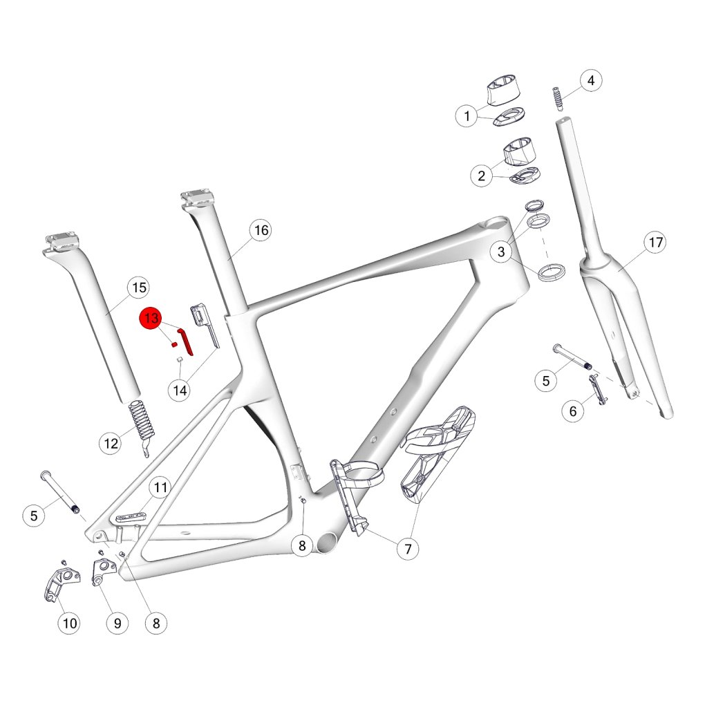 BMC Seatpost Clamp for Teammachine R 01 (2024+) - 30006282