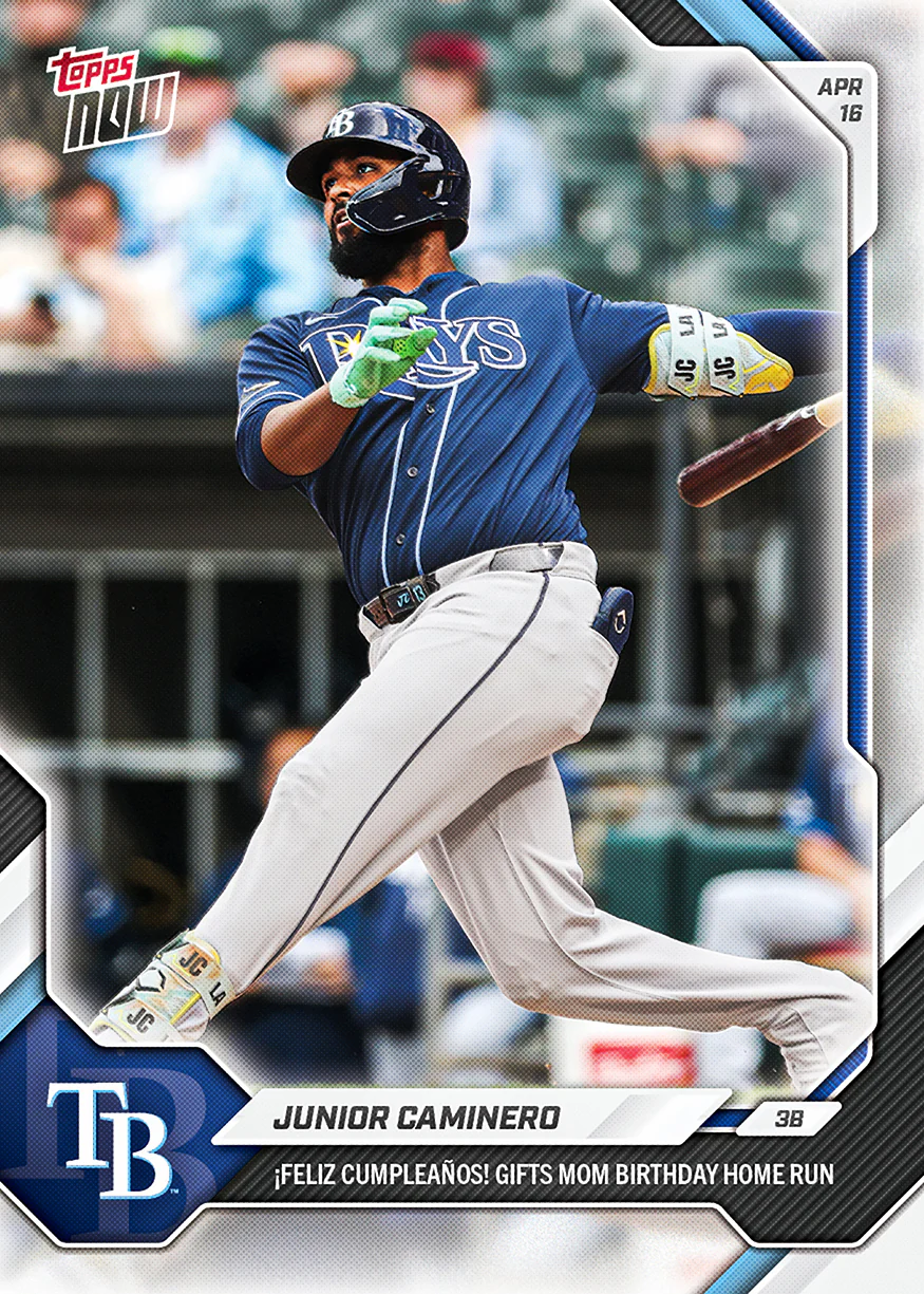 Junior Caminero - 2026 MLB Topps NOW® - Card 92 - PR: 431
