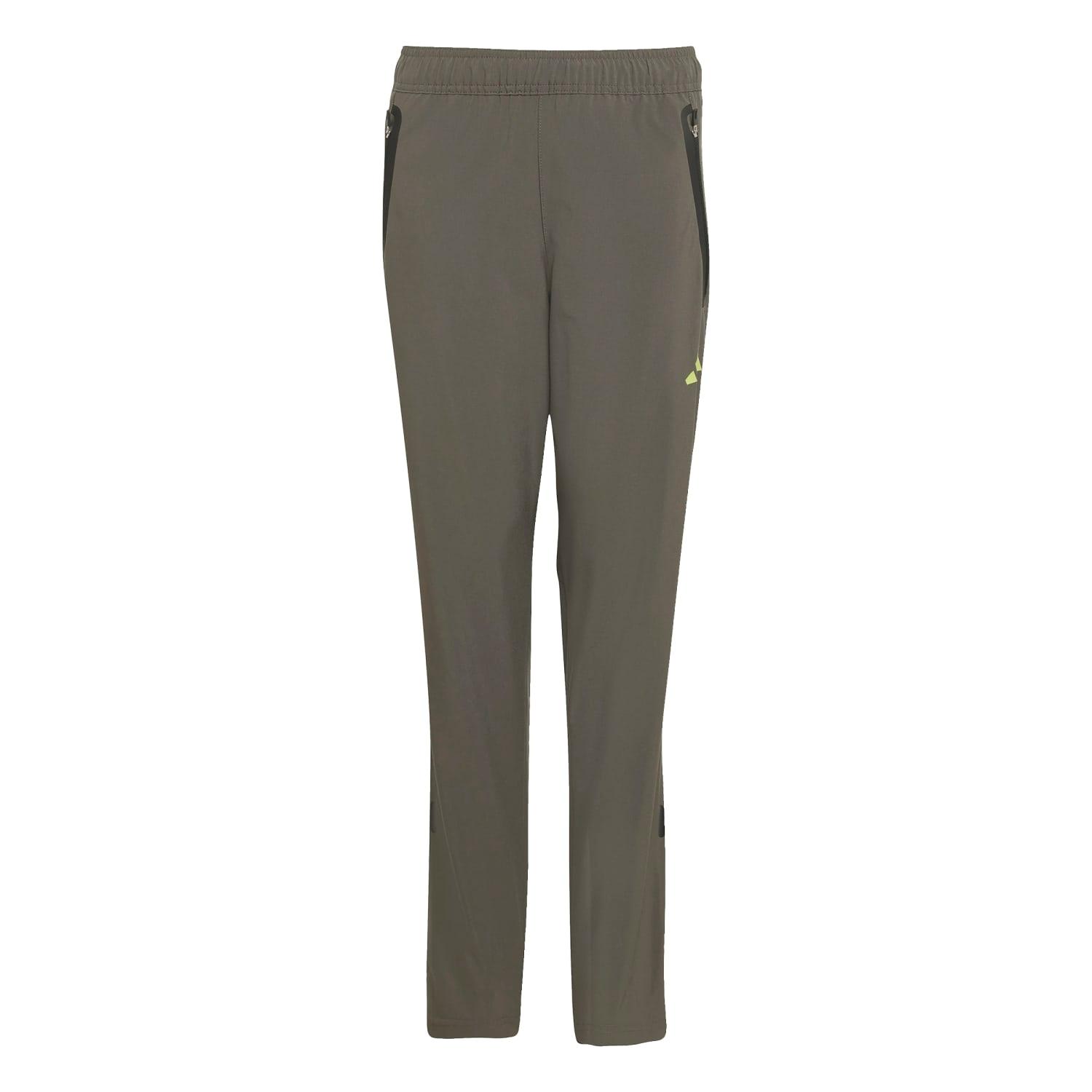 Kids Tiro Vis Tech Competition Pants Grey/Lime Green
