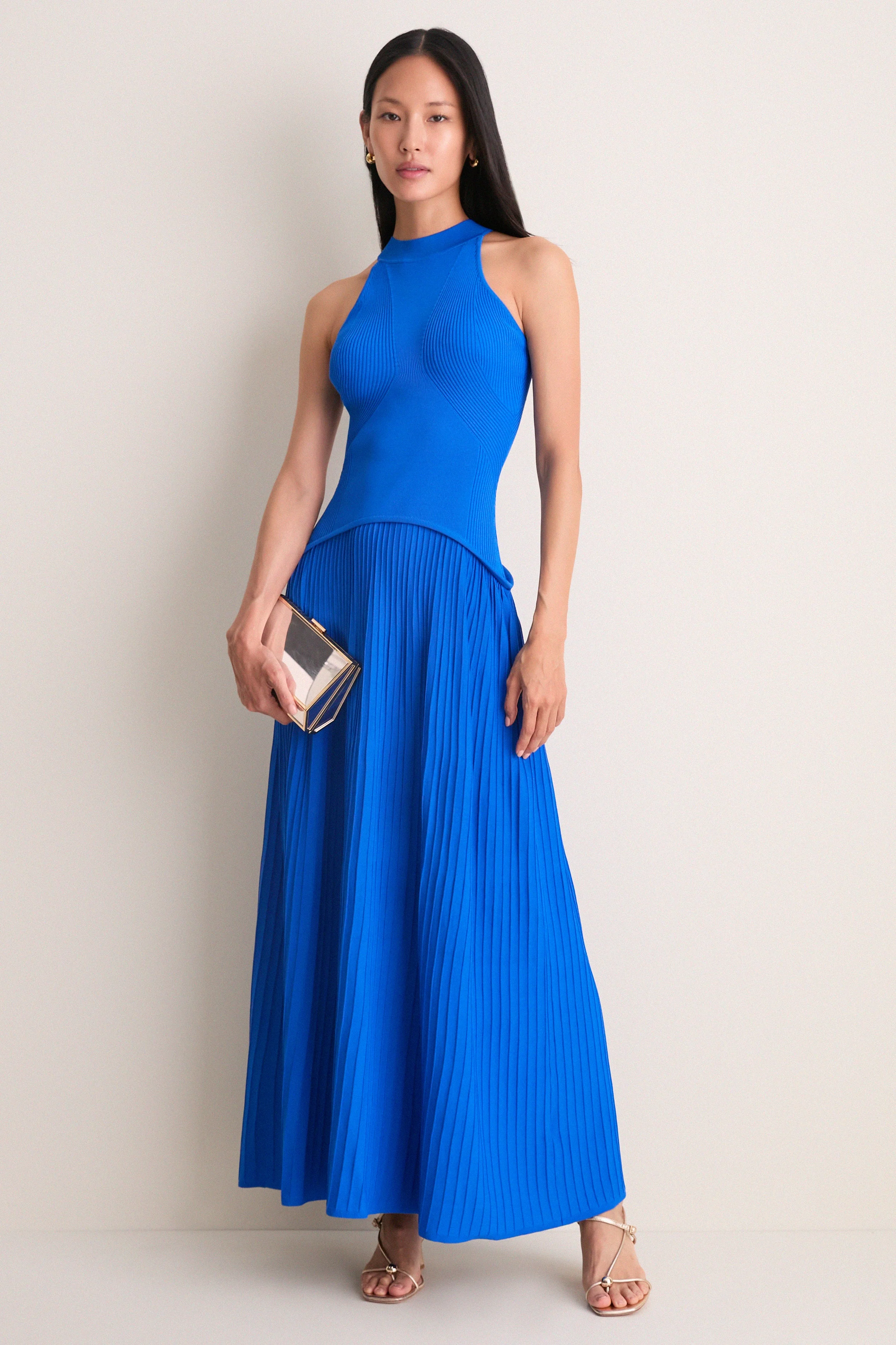 Olympian Blue Isola Maxi Dress