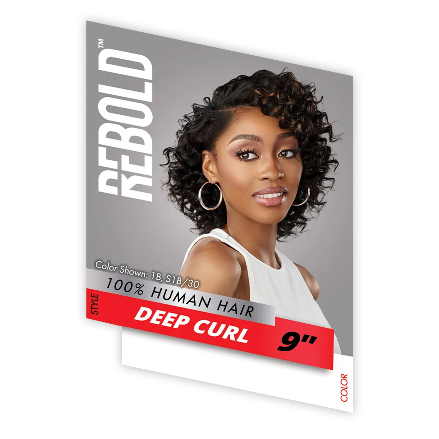 Sensationnel Human Hair Weave Rebold 3Pcs Deep Curl 9