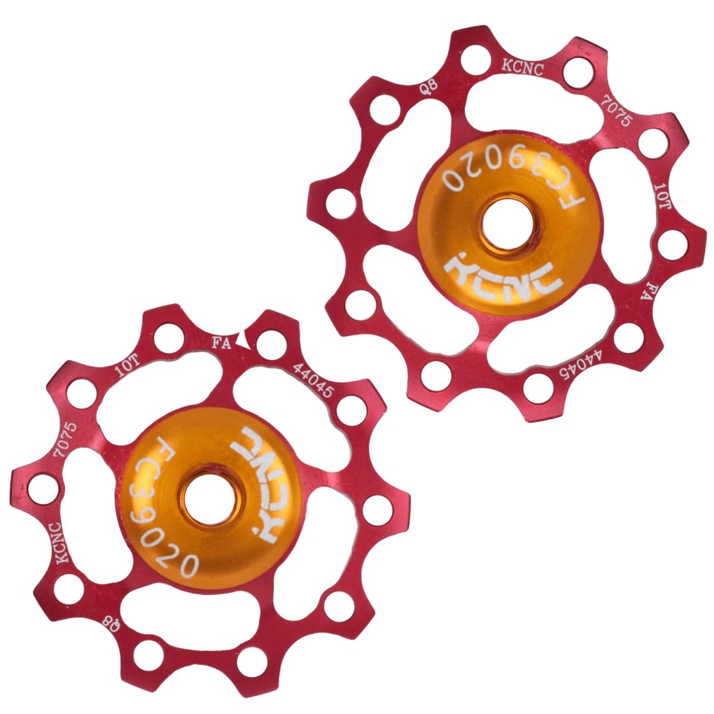 KCNC Jockey Wheels Aluminium with Ceramic Bearing (pair) - different colors