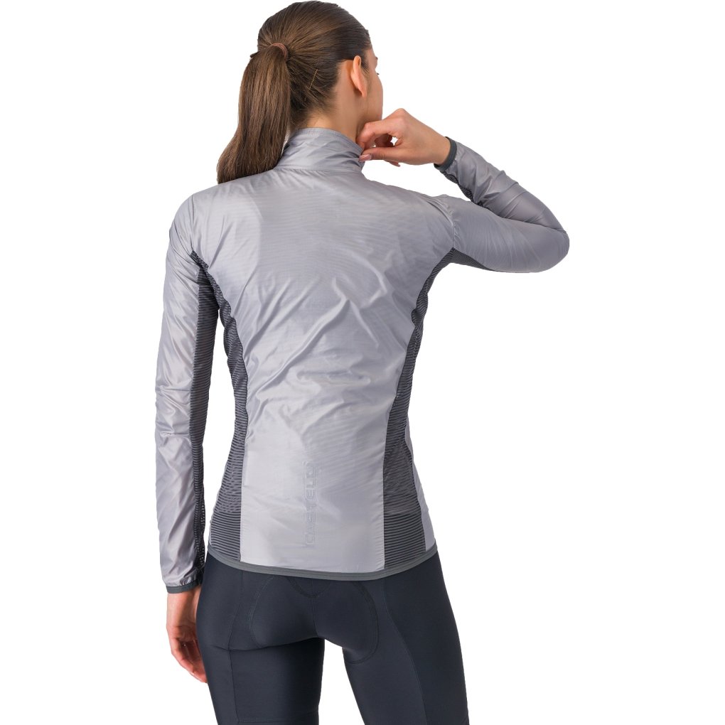 Castelli Aria Shell 2 Jacket Women - silver grey 870