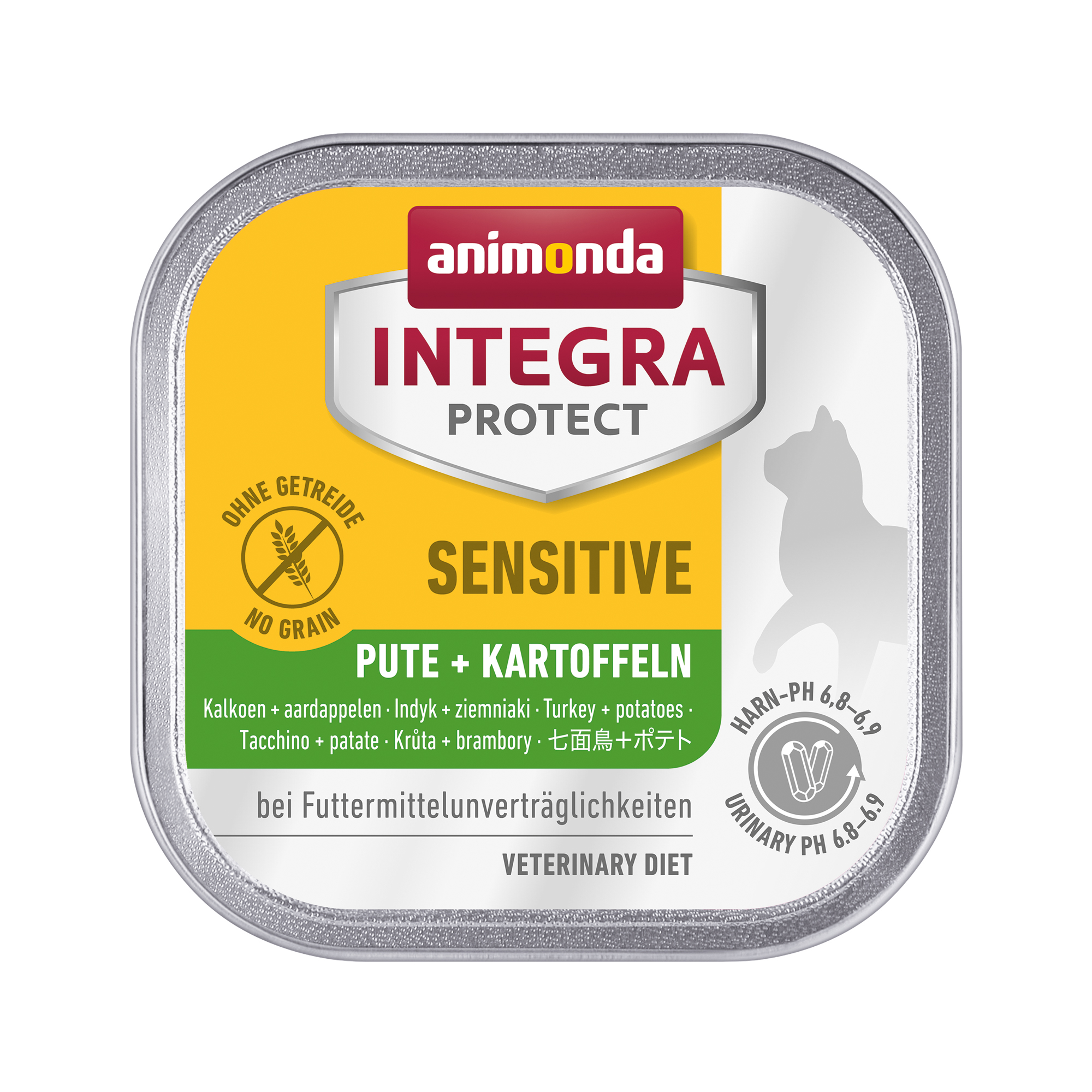Animonda Integra Protect Cat Sensitive Turkey & Potatoes - 16 x 100g