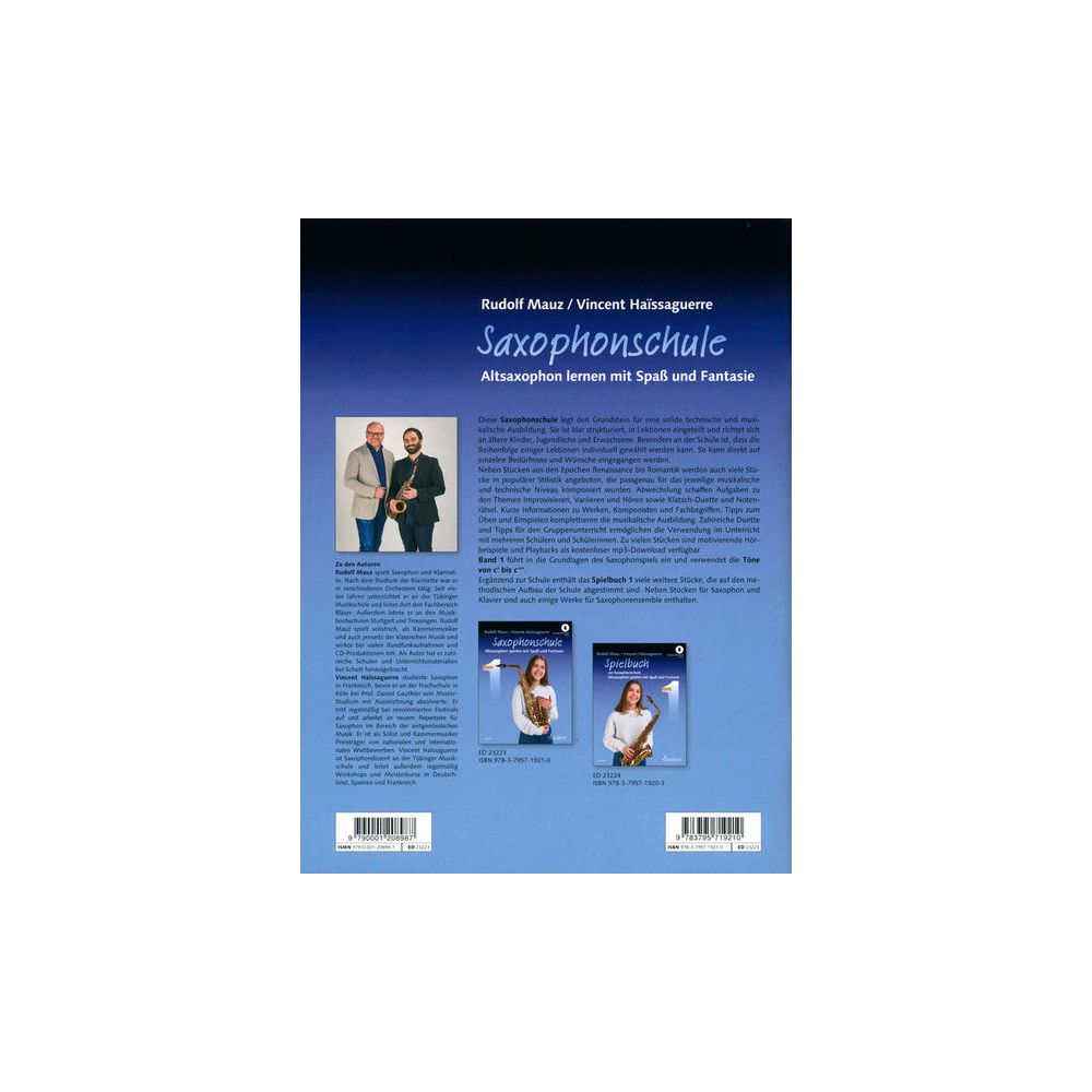 Schott Saxophonschule 1 – Thomann Ireland