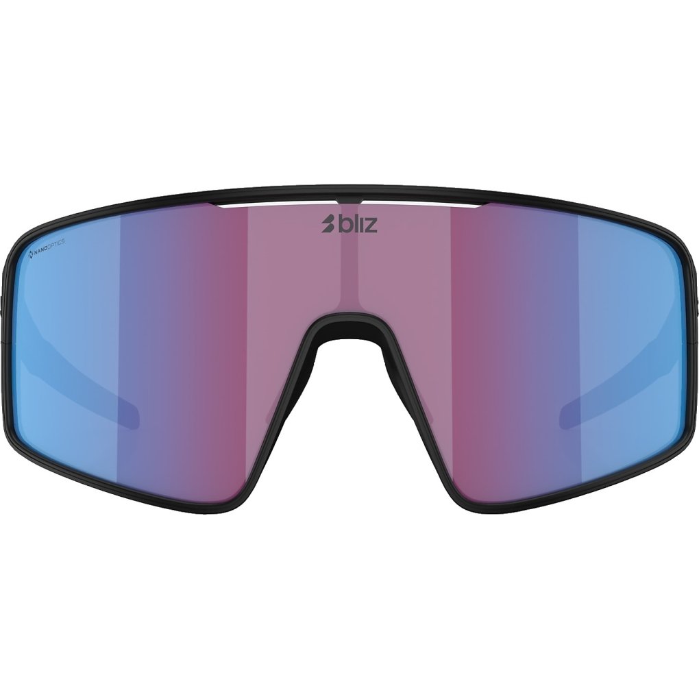 Bliz P001 XL Glasses - Matt Black - Nordic Light Begonia/Violet Blue Multi