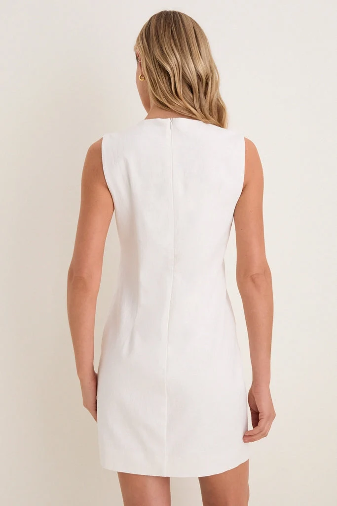 White Yvette Mini Dress